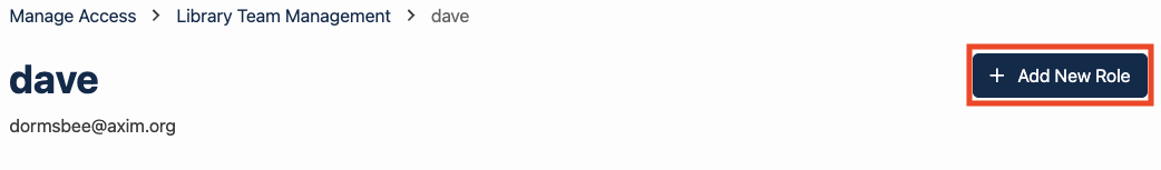 The "Add New Role" button appears in the top right corner.